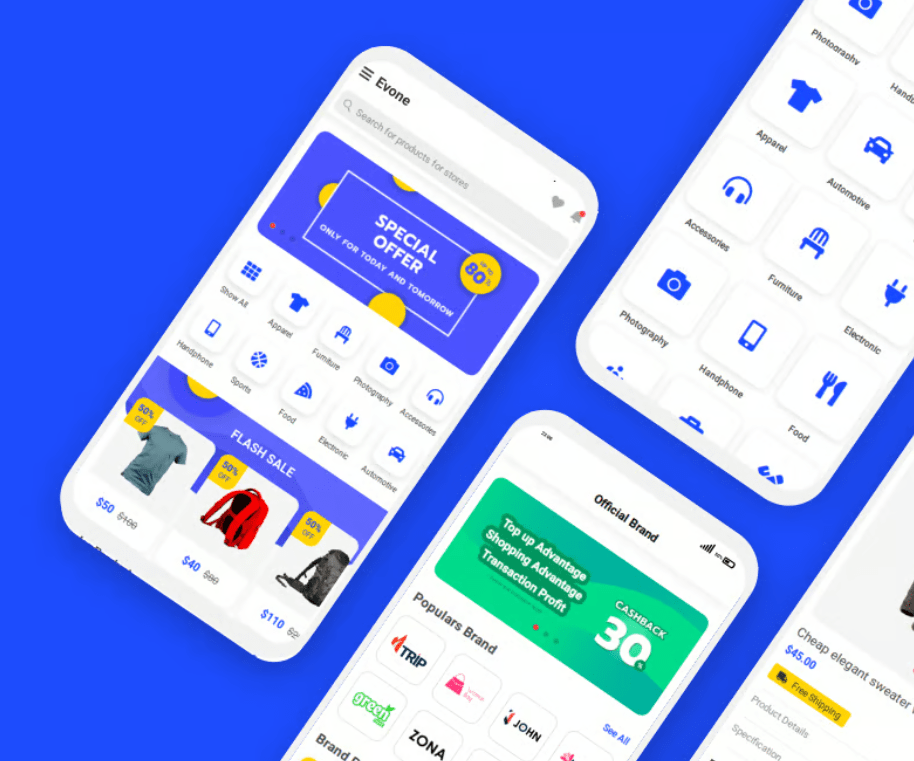 Online store with product catalog for direct sales